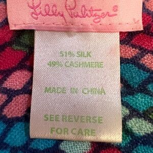 Lilly Pulitzer Multicolor Silk Cashmere Blend